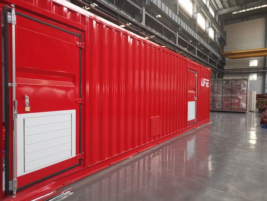 1500 GPM Οριζόντια Πυροσβεστική Αντλία 1E1D1J NFPA 20 Διαμέρισμα αντλίας σε δοχεία