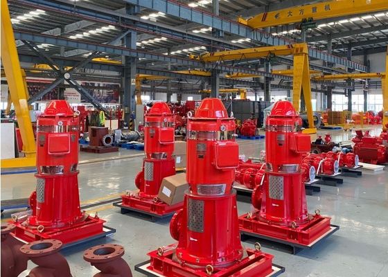 NMFIRE Ηλεκτρικός κινητήρας 500 GPM Βόρεια αντλία τουρμπίνης Πυροσβεστική αντλία