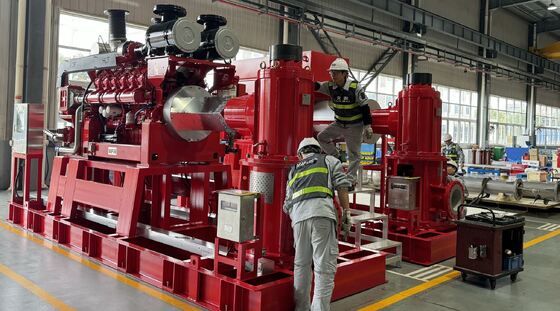 250VTP950-38 Βεντάλιας τουρμπίνης κινητήρας ντίζελ Πυροσβεστική αντλία.