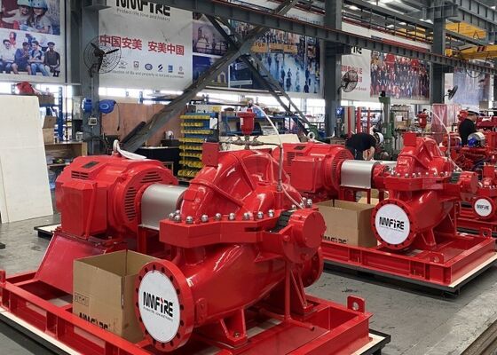 750 GPM @ 155 PSI UL/FM Αντλία Πυρόσβεσης Διπλής Εισαγωγής με Ηλεκτροκινητήρα | NFPA20