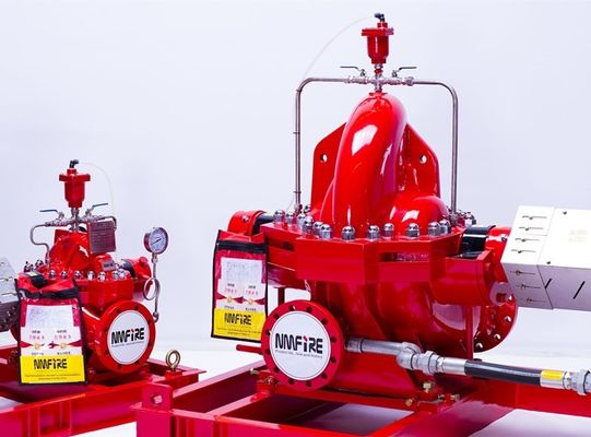 300 ~ 2500 GPM Οριζόντιες αντλίες πυρκαγιάς κεντροκεντρικής κυψέλης που έχουν πιστοποιηθεί από την UL/FM/NFPA20