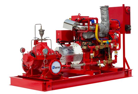 5000GPM 174PSI Ντίζελ UL FM Πυροσβεστική αντλία με ελεγκτή Tornatech