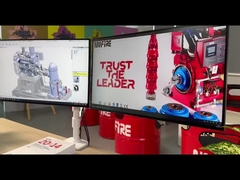 NMFIRE 1500gpm 155psi 1760rpm ULFM πετρελαιοκίνητη κατακόρυφη αντλία πυρκαγιάς