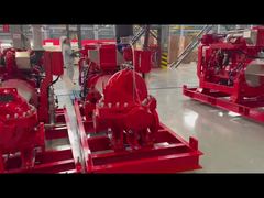 Σετ πυροσβεστικής αντλίας ντίζελ διπλού σταδίου 500gpm@325psi