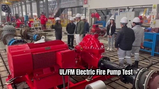 UL/FM Certified Electric Pump Pump Factory Test & Performance Run